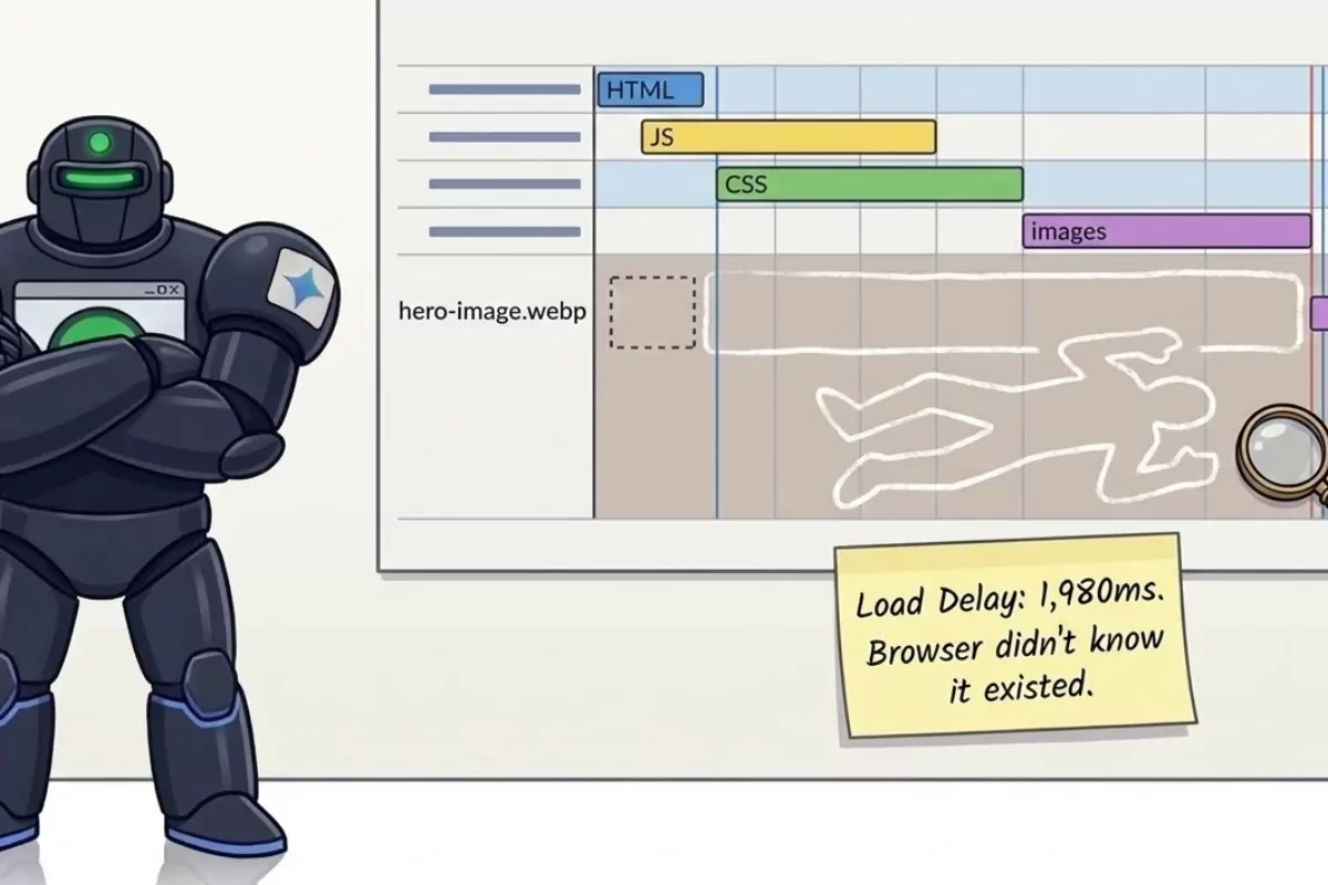 Core Web Vitals LCP mit einem KI-Agenten beheben: Von Felddaten zum Code-Fix